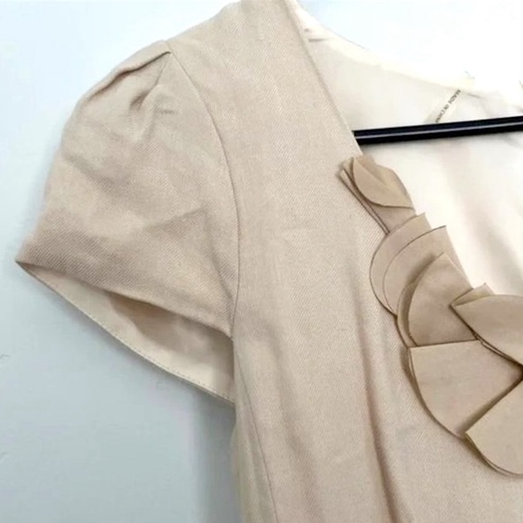 Rebecca Taylor linen silk essential twill sheath dress size S - Picture 6 of 10